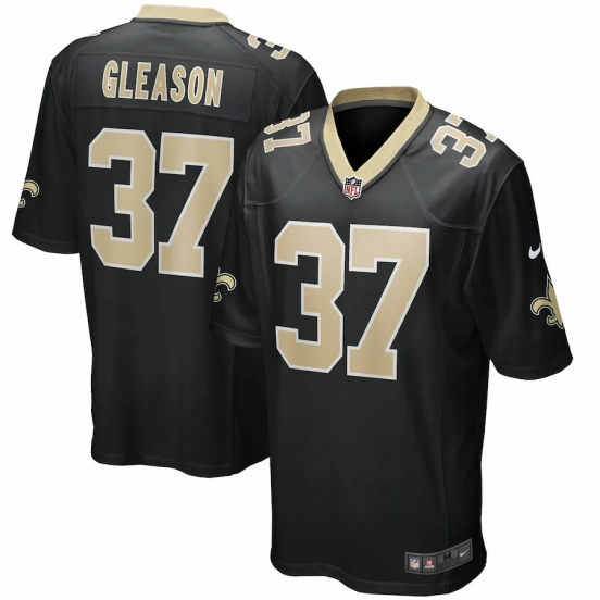 Men's Steve Gleason Black Retired Player Limited Team Jersey