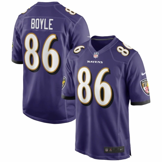 Men's Nick Boyle Purple Player Limited Team Jersey