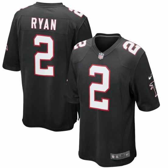 Men's Matt Ryan Black Alternate Player Limited Team Jersey
