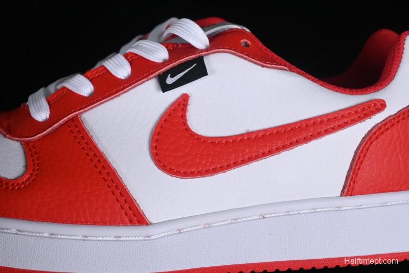 Nike Ebernon Low Premium Black White Low-Top Versatile Breathable Casual Sneakers - AQ1774-101