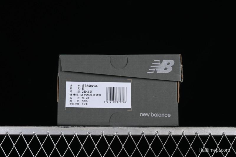 New Balance BB550 Series Leather Unisex Casual Running Shoes - BB550VGC
