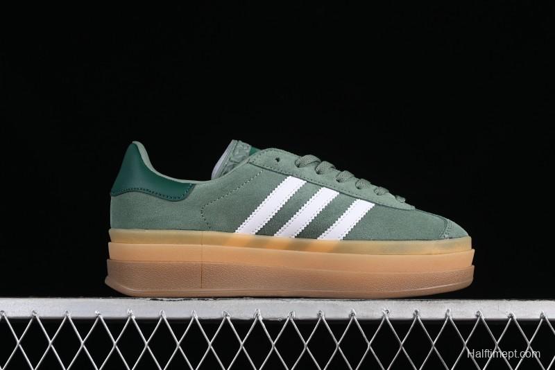 Adidas Originals Gazelle Bold ID6998 Low-Top Sneakers with Thick Sole for Casual Wear, Slip-Resistant and Durable