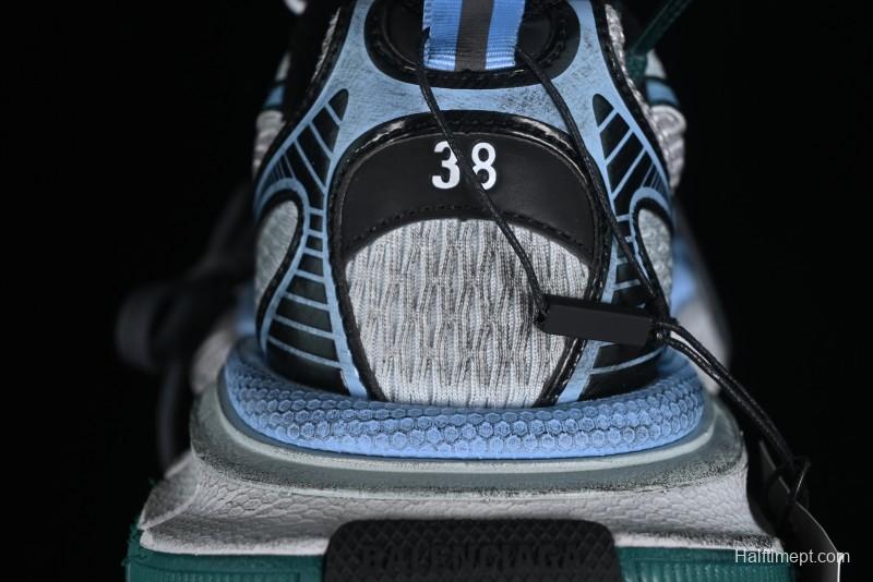 Balenciaga Phantom Sneaker 10th Generation Trend Running Shoes with Transparent Heel Strap - W3XL53124