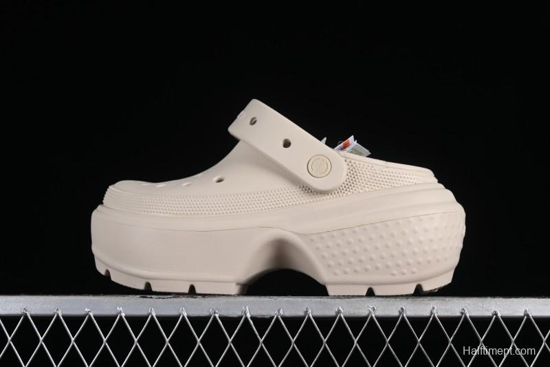 Crocs Classic Clog Snow House Retro Beach Clogs with Adjustable Heel Strap - B.D4