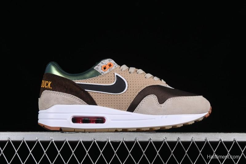 Nike Air Max 1 Retro Running Shoes with Half-Sole Air Cushion - HQ2640-200