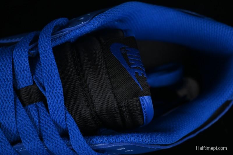 Nike SB Dunk Low Black Blue Colorway Low-Top Casual Skateboarding Shoes - CW1590-001