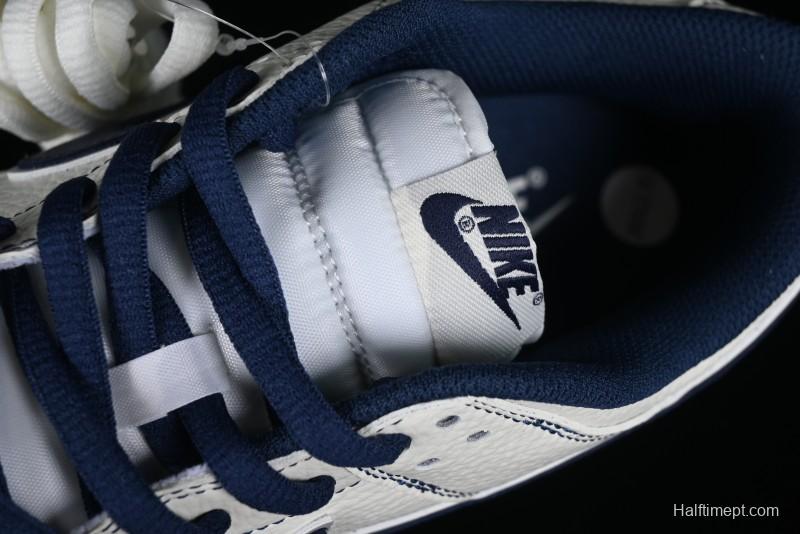 Supreme x Nike SB Dunk Low Deep Blue Colorway Low-Top Casual Skate Shoes - RM2308-238