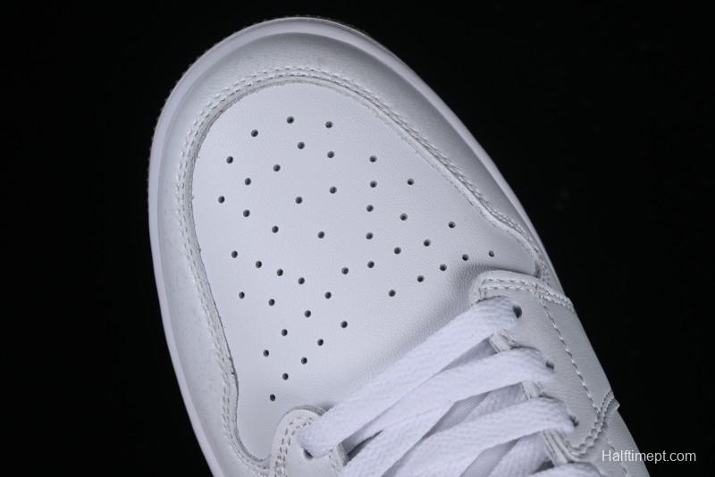 Nike Air Jordan 1 Low Golf Shoes White with Gum Sole - DD9315-111