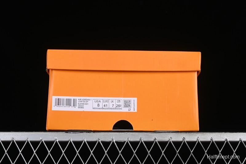 Nike Air Jordan 1 Low OG SP Travis Scott x Fragment Design Collaboration Sneakers - SJ2068-001