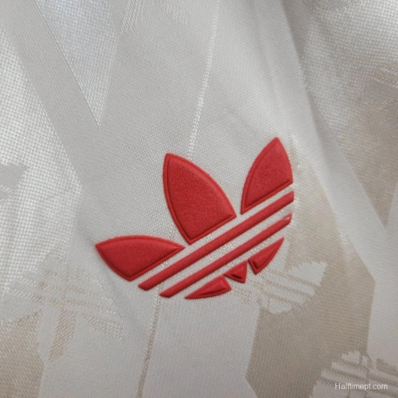 24/25 Bayern Munich Adidas Originals Cream Lifestyler Long Sleeve Jersey