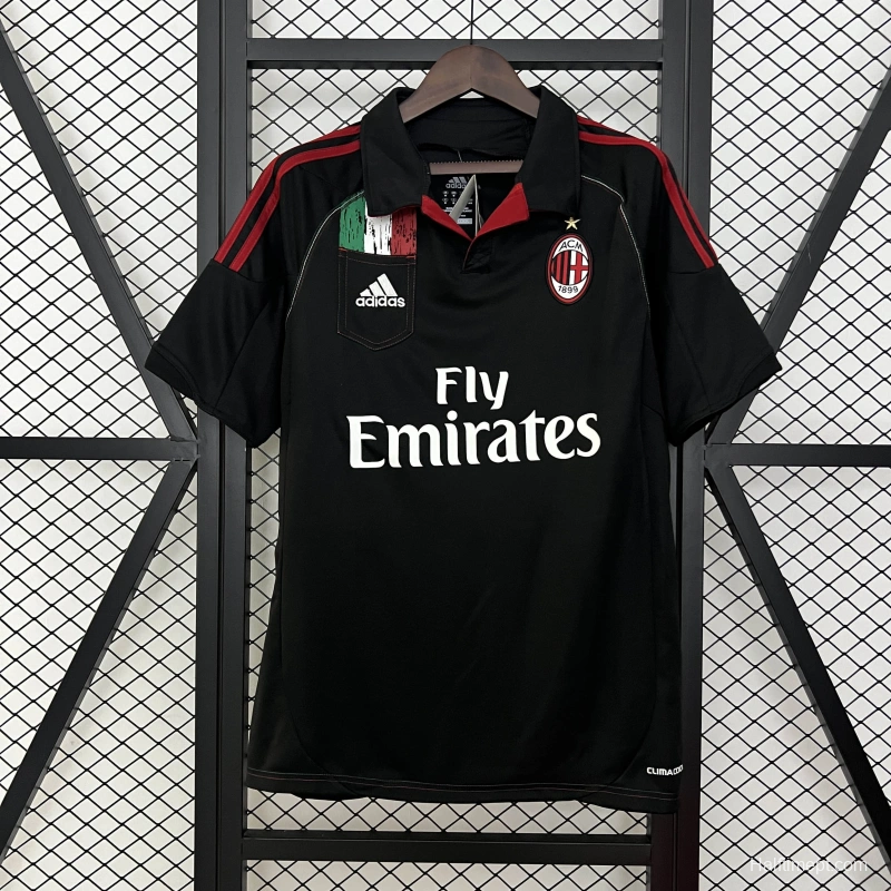12/13 Retro AC Milan Home Jersey