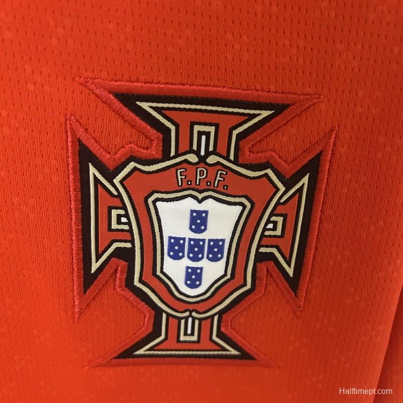 2025 Long Sleeve Portugal Home Jersey