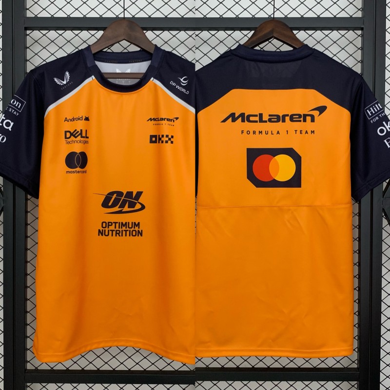 2025 F1 Formula Orange/Black Mclaren T-Shirt