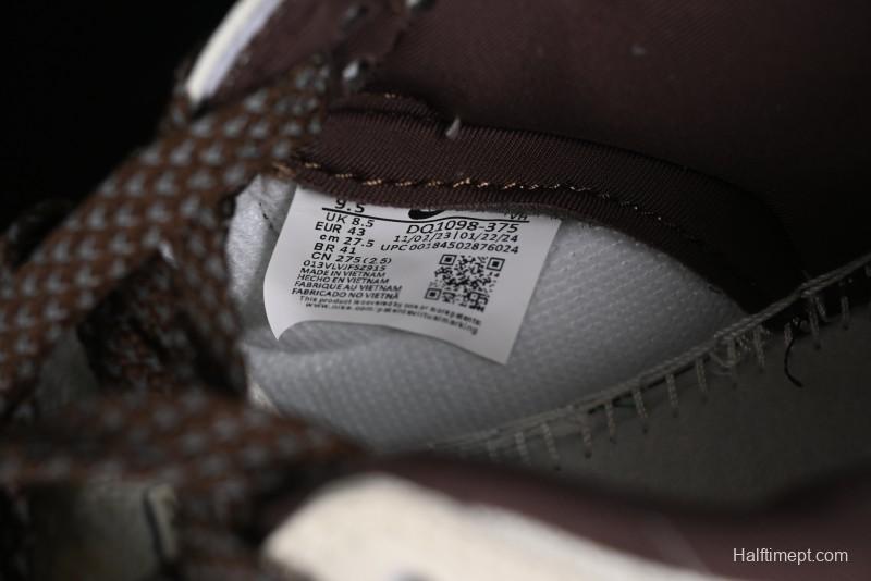 Nike SB Dunk Low Gucci Collaboration - Beige Brown Woven Fabric Anniversary High-End Custom Low-Top Casual Skate Shoes - DQ1098-375