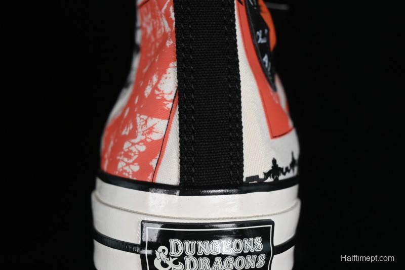 Converse Chuck Taylor High Top Casual Sneakers with Dungeons & Dragons 50th Anniversary Collaboration Design - A09883C