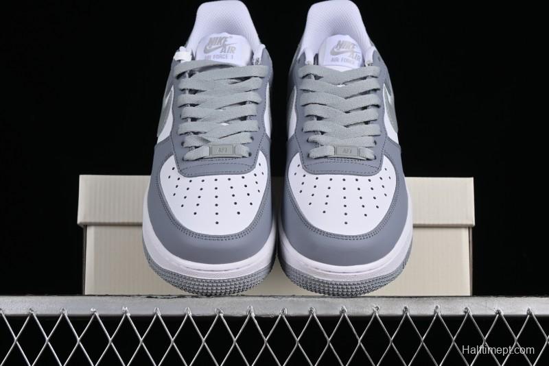 Nike Air Force 1 '07 Low Casual Sneakers with Full-Length Air Cushion - FJ4146-111