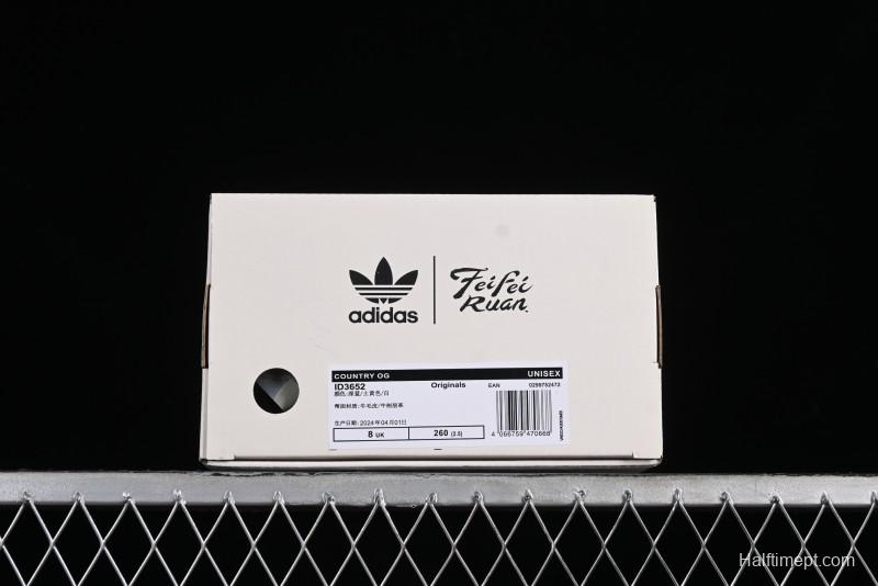 Adidas Originals OG ID3652 Feifei Ruan Retro Blue Brown Sneakers - F.D4