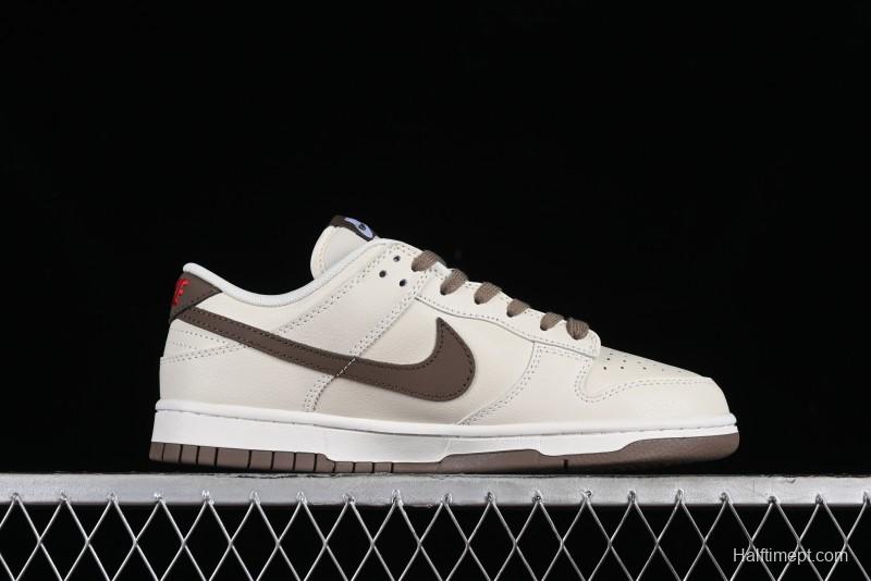 Nike Supreme x SB Dunk Low Collaboration - Military Green Anniversary High-End Custom Low-Top Casual Skate Shoes - XD1688-001