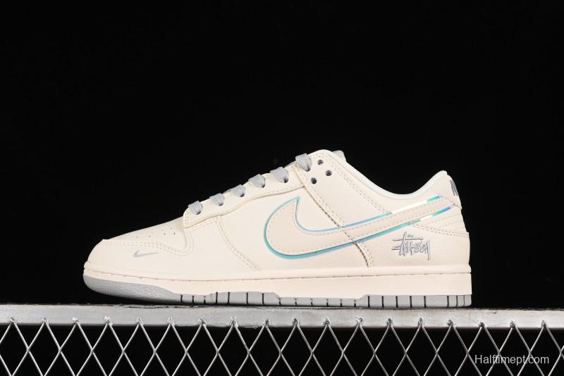 Nike SB Dunk Low Stussy Anniversary Custom Low-Top Casual Sneakers - XY1688-002