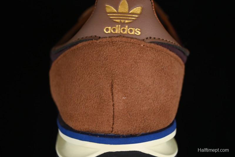 Adidas Originals SL 72 Retro Running Shoes with Nylon Upper and Suede Accents - IE3425
