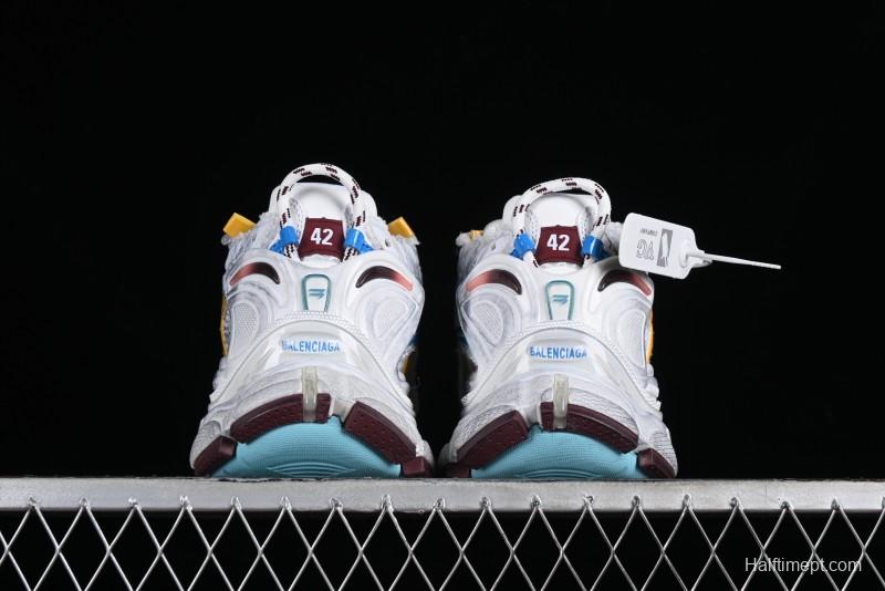 Balenciaga Runner Kith Four Color Retro Casual Sneakers - W3RBMU9754