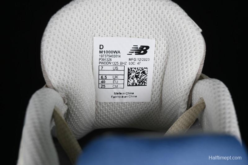 New Balance 1000 Series Retro Dad Style Low-Top Casual Running Shoes - M1000WA