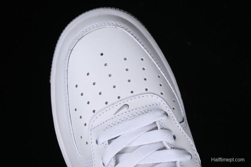 Nike Air Force 1 '07 Mid Casual Sneakers in White-Grey - DV0806-100