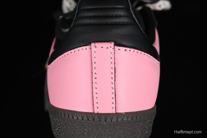 Adidas Samba OG B75807 Customized Casual Sneakers with Vibrant Hot Pink and Sweet Black Colorway - B75807