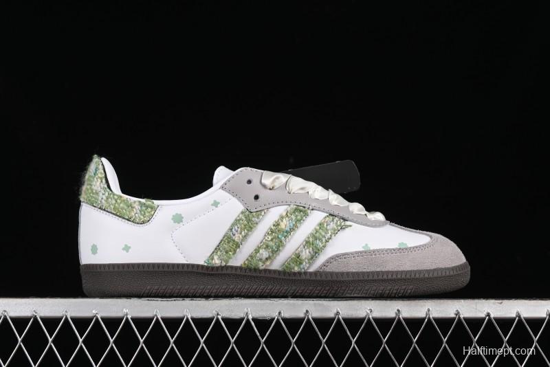 Adidas Originals Samba OG Low-Top Casual Sneakers with Panda Mischief Design - B75806