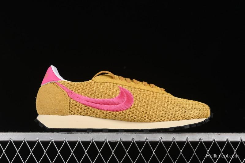 Stussy x Nike Roshe Run LD-1000 Comfortable Versatile Non-Slip Durable Waffle Low-Top Casual Running Shoes - FQ5369-700