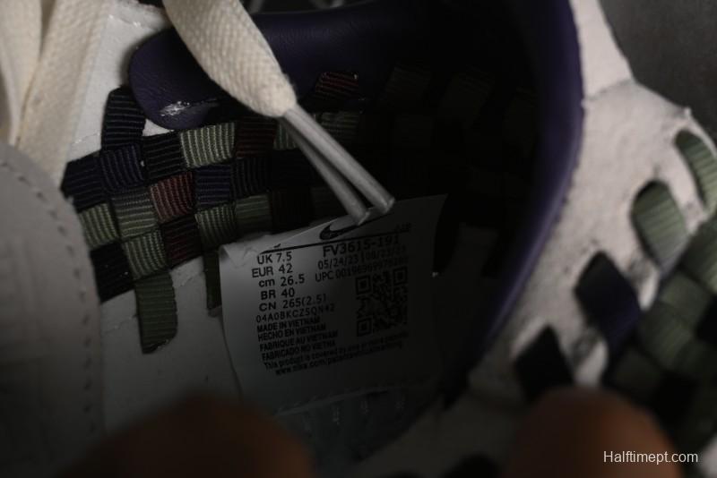 Nike Footscape Woven Asymmetrical Knit Low-Top Lifestyle Sneakers with Nike Air Cushion - FV3615-191