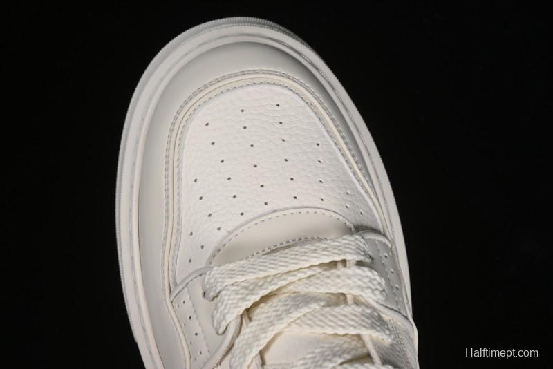ECCO 2024 New Fashion Simple Versatile Genuine Leather White Sneakers - 61881301002