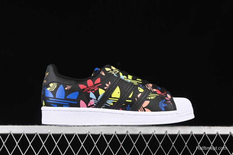 Adidas Superstar H00182 Casual Sneakers with Shell Toe Design - H00182