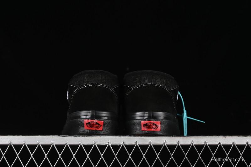 Vans Half Cab 33 DX Black Knight Anaheim Classic Retro Skate Shoes - VN0A5KX6BKA