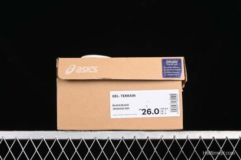 Asics Gel-Terrain Retro Breathable Casual Shoes Cushioned Men's Durable Running Sneakers - 1203A342-001