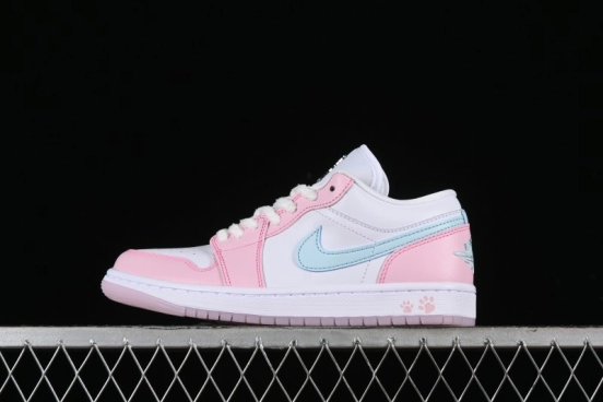 Nike Air Jordan 1 Low SE AJ1 Claw Print Low-Top Casual Sneakers - HM3706-141