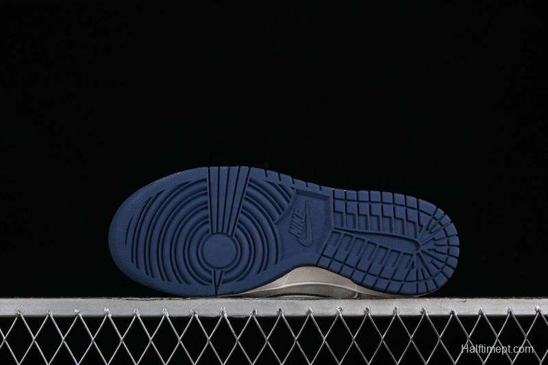 Nike SB Dunk Low The North Face Collaboration - Deep Blue Pig Anniversary High-End Custom Low-Top Casual Skate Shoes - XX2025-325
