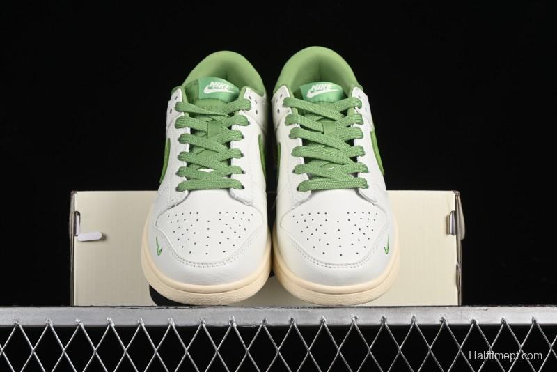 Nike SB Dunk Low Stone Island Collaboration - Spring Green Anniversary High-End Custom Low-Top Casual Sneakers - XB3802-348