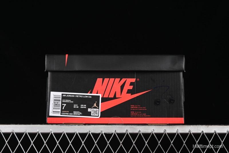 Nike Air Jordan 1 Low OG "Obsidian" Basketball Shoes - CZ0790-400