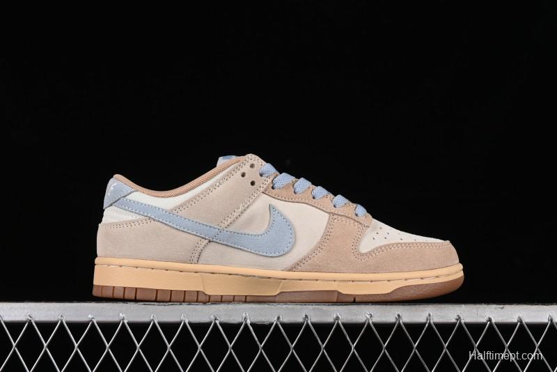 Nike Dunk Low SB Sanddrift Blue Vintage Suede and Light Blue Accent Casual Skate Shoes - HF0106-100