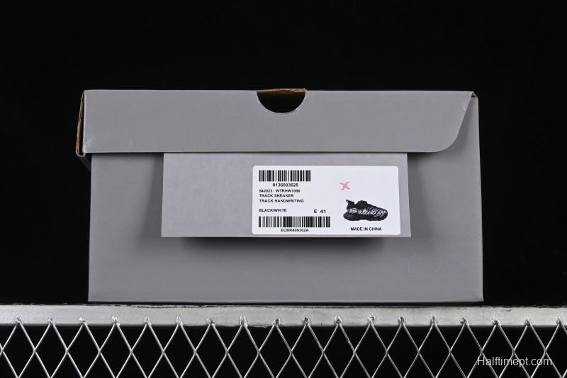 Balenciaga Track Sneaker with Transparent Heel Strap - WTRHW1090