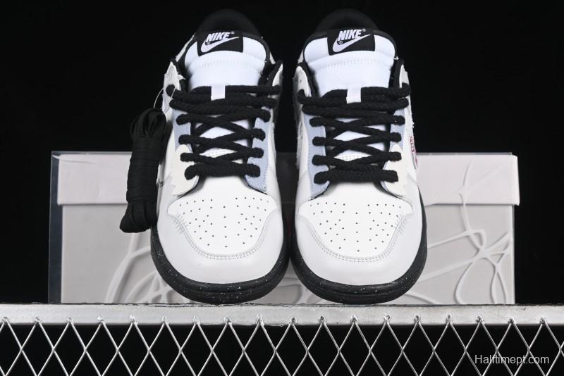 Nike Dunk Low Panda Prank Qixi Special Edition Low-Top Casual Sneakers - DD1391-100