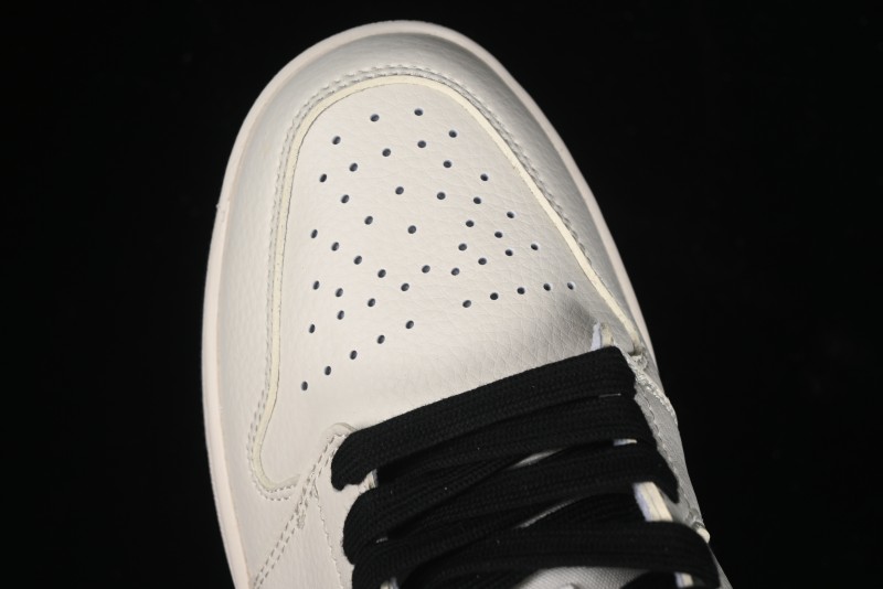 Nike Air Jordan 1 Low AJ1 LV Collaboration - Printed Dark Blue Swoosh High-End Custom Retro Basketball Shoes - WG8850-009