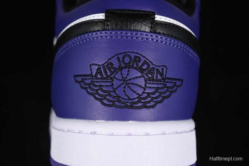 Nike Air Jordan 1 Low AJ1 Grape Purple Low-Top Basketball Shoes - 553558-500