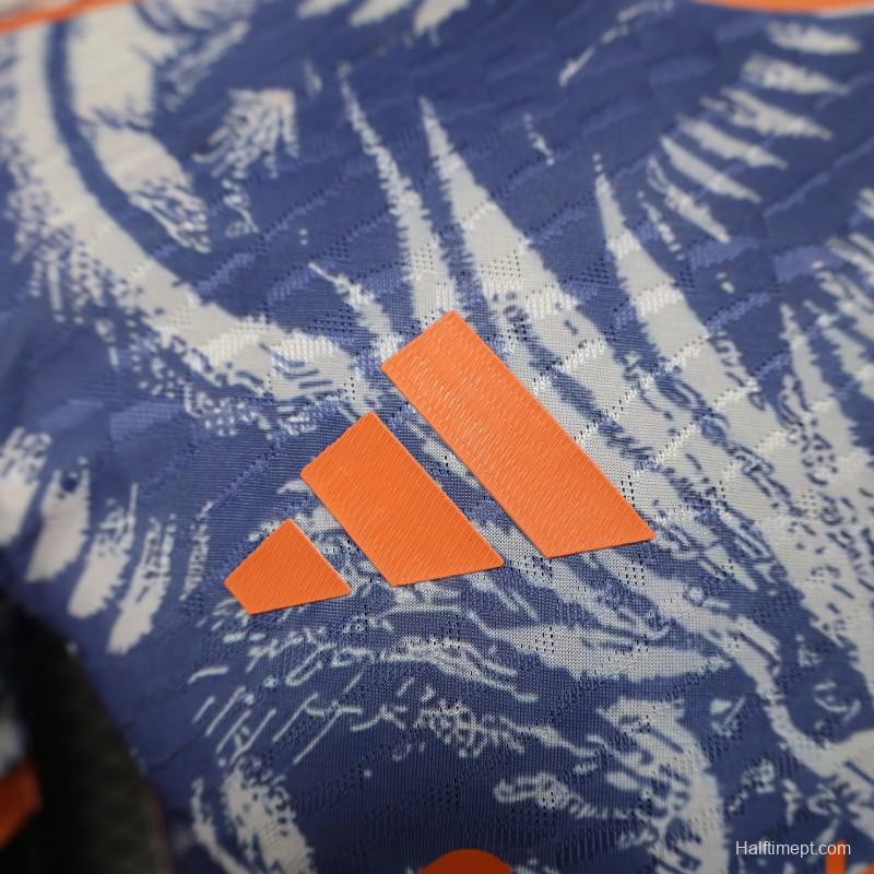 Player Version 25/26 Liverpool Blue with Orange Flaming Bird Special Jersey