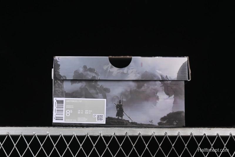 Nike Air Force 1 '07 Low Black Myth Wukong Themed Casual Sneakers - 315122-111