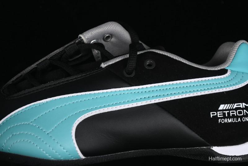 Puma Sparco Future Round Toe Lace-Up Low-Top Lifestyle Casual Shoes in Leather and Fabric - 308155-01