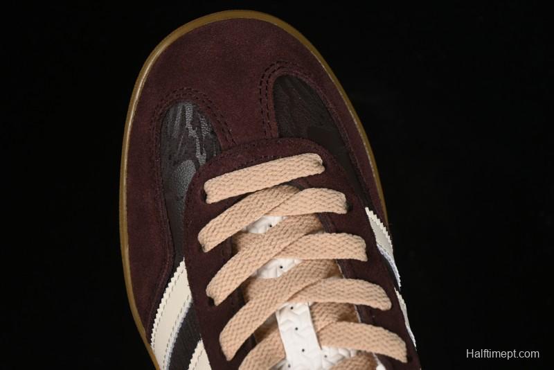 Adidas Originals Gazelle Indoor Retro Casual Slip-Resistant Wear-Resistant Low-Top Sneakers - JP5671