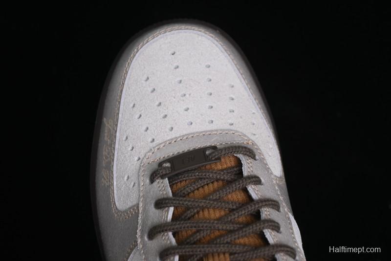 Nike Air Force 1 '07 Low Casual Sneakers with Full-Length Air Cushion - HQ3458-142