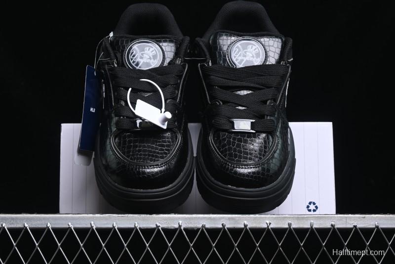 New York Yankees MLB Chunky Liner Wide Lux Platform Sneakers - 3ASXCWL4N50BKS